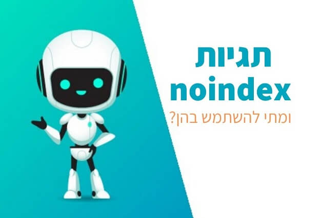 תגיות noindex בדפים